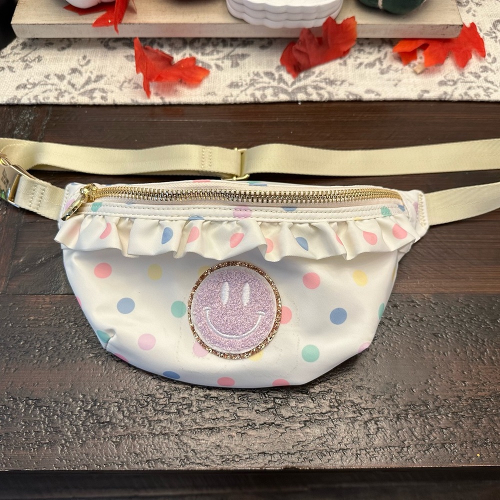 Stoney Clover Lane x ShopBop Polka Dot Fanny with Smiley Patch